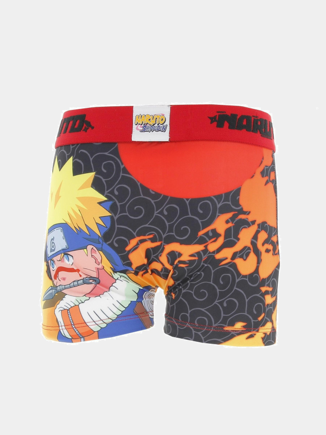 Boxer microfibre naruto multicolore garçon - Freegun