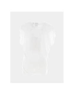 T-shirt summer breeze fril blanc fille - Kaporal