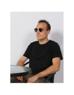 Lunettes de soleil rond cat.3 métal doré homme - Invu