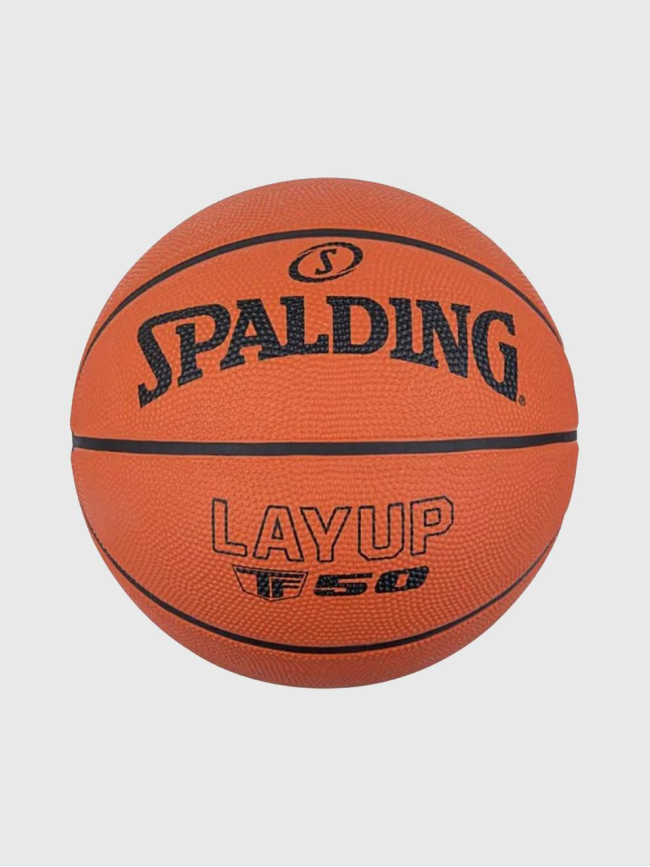 Ballon de basketball layup tf 50 t7 rubber orange - Spalding