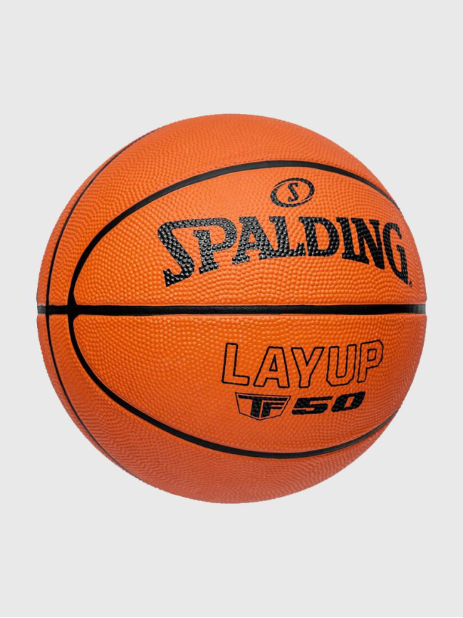 Ballon de basketball layup tf 50 t7 rubber orange - Spalding