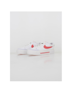 Baskets plateforme court legacy lift blanc rose femme - Nike