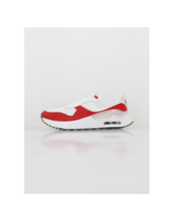 Air max baskets system blanc rouge homme - Nike
