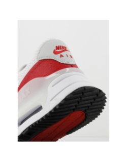 Air max baskets system blanc rouge homme - Nike