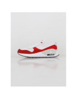 Air max baskets system gs blanc rouge enfant - Nike