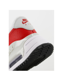 Air max baskets system gs blanc rouge enfant - Nike