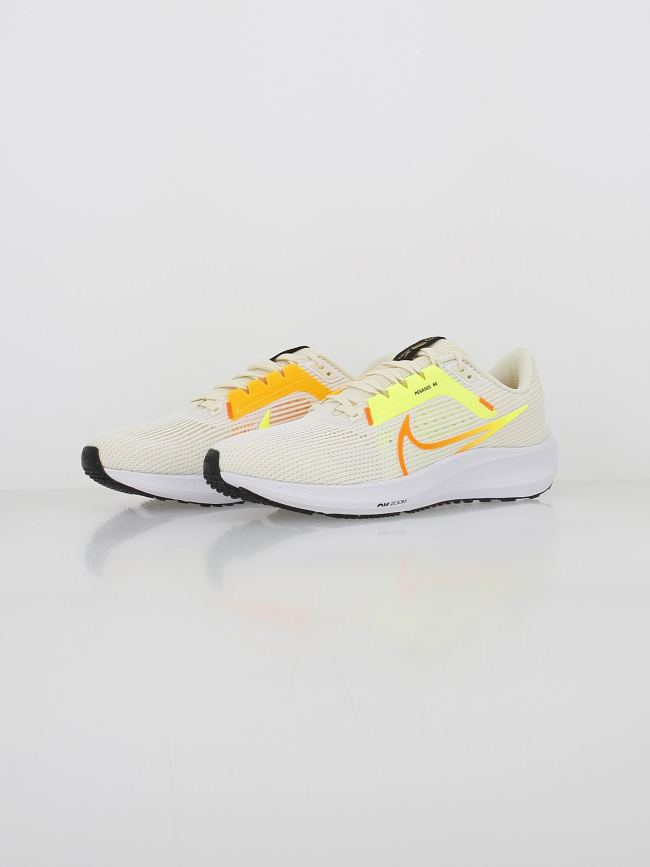Chaussures de running air zoom pegasus blanc fluo homme - Nike