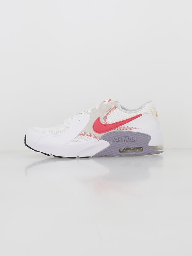 Air max baskets excee gs blanc rose violet enfant - Nike