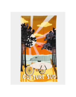 Serviette de plage lotucia vélo multicolore - Culture Sud