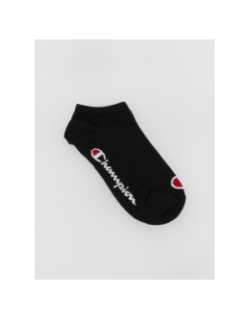 Pack 3 paires de chaussettes basses sneaker noir - Champion