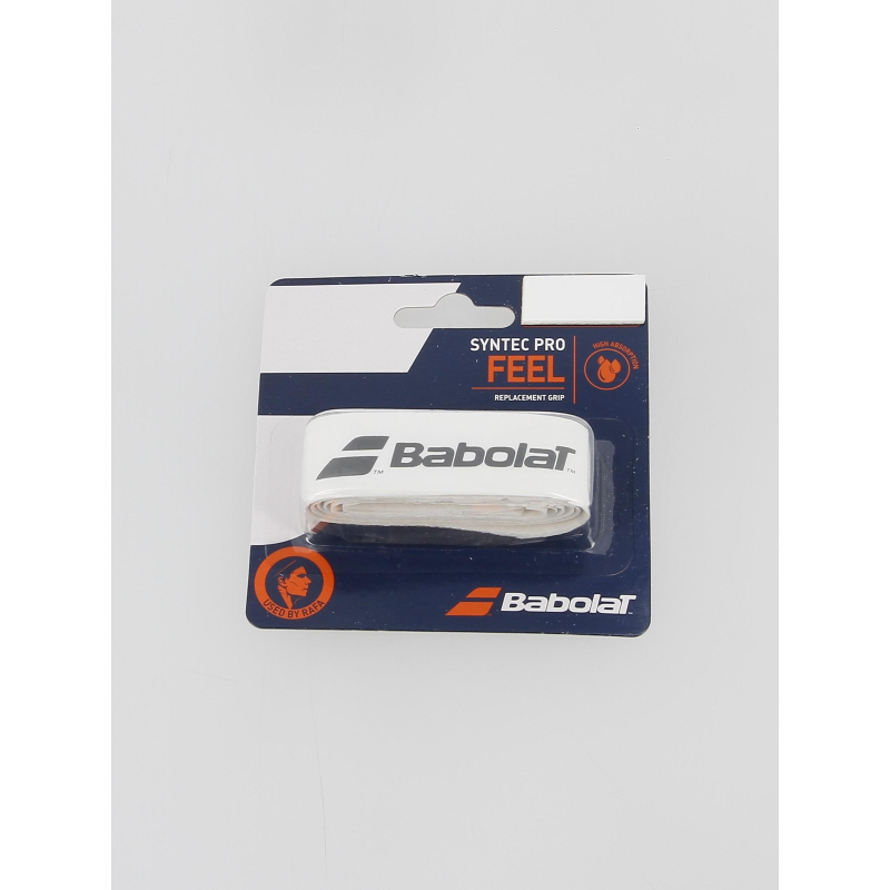 Grip de remplacement syntec pro blanc - Babolat