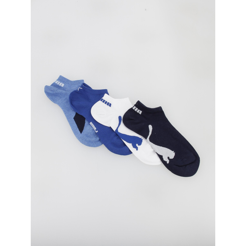 Pack 4 paires de chaussettes sneakers lifestyle bleu - Puma