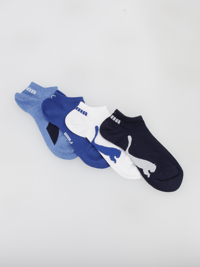 Pack 4 paires de chaussettes sneakers lifestyle bleu - Champion