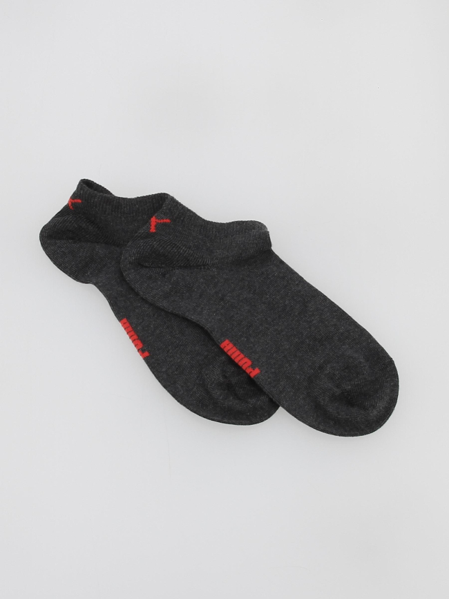 Pack 4 paires de chaussettes sneakers lifestyle gris - Puma