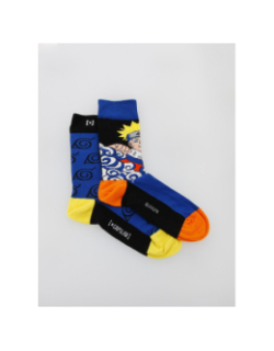 Chaussettes dépareillées naruto multicolore - Capslab