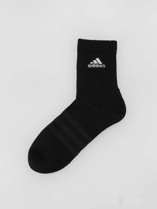 Pack 3 paires de chaussettes sportswear crew noir - Adidas