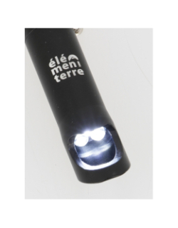 Mini lampe torche décapsuleur noir - Elementerre