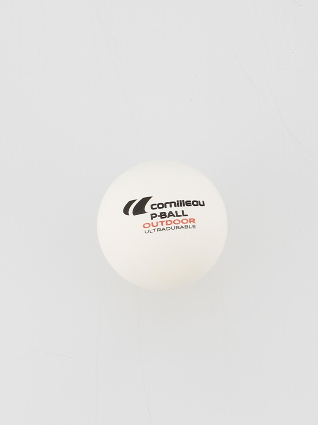 Pack 6 balles tennis de table loisir outdoor - Cornilleau