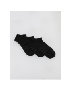 Pack 3 paires de chaussettes basses légères noir - Adidas