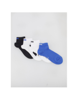 Pack 4 paires de chaussettes quarter bleu enfant - Puma