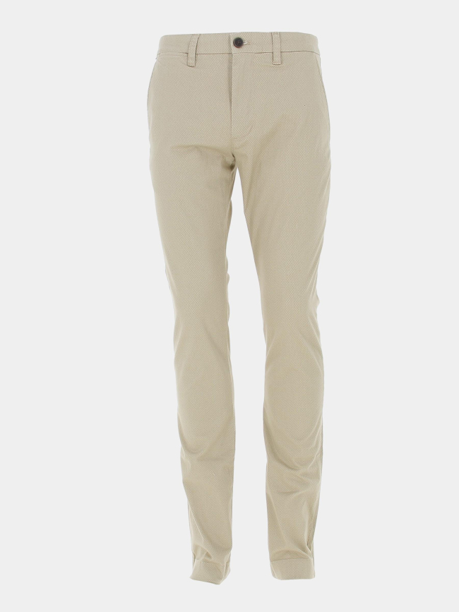 Pantalon chino bleecker imprimés beige homme - Tommy Hilfiger