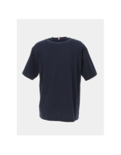 T-shirt monotype logo bleu marine homme - Tommy Hilfiger