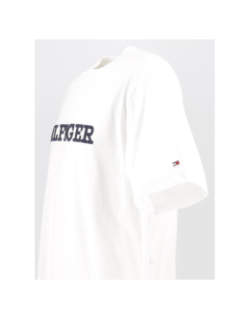 T-shirt monotype logo blanc homme - Tommy Hilfiger