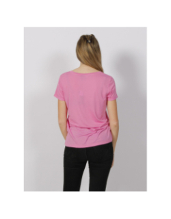 T-shirt 60's vibes tess rose femme - Vero Moda