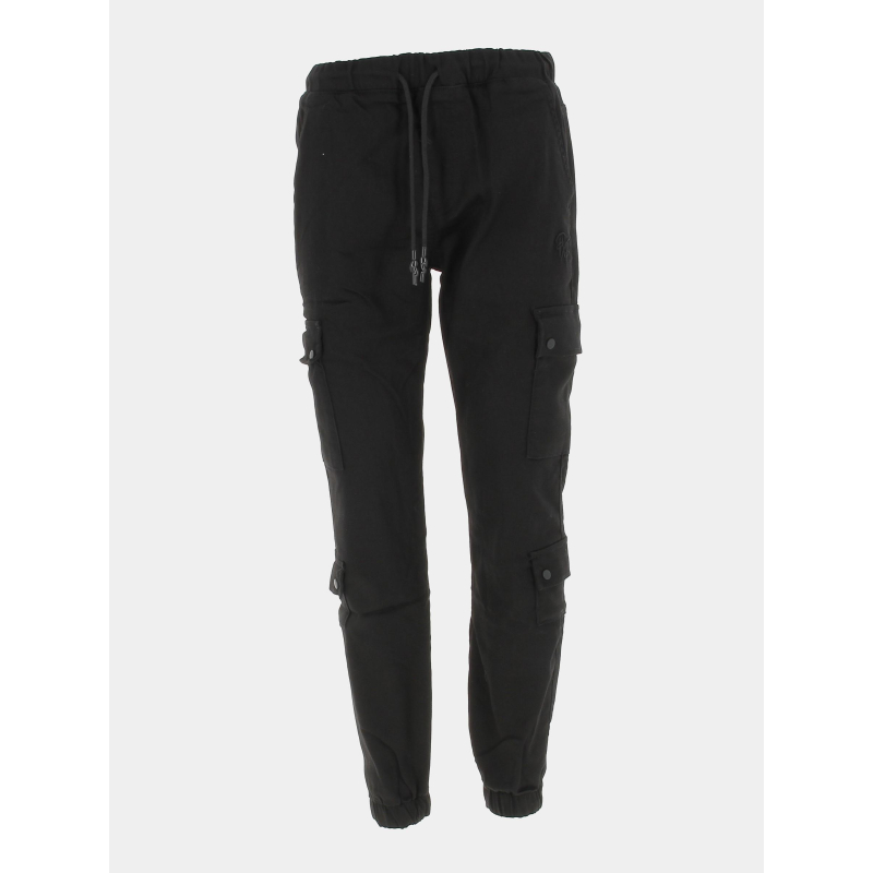 Pantalon cargo resséré noir homme - Project X Paris