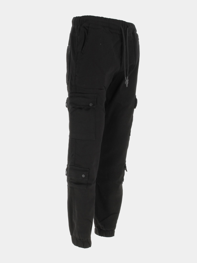 Pantalon cargo resséré noir homme - Project X Paris