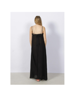 Robe longue rikke noir femme - Only
