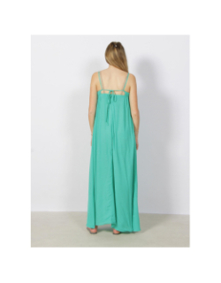 Robe longue rikke vert femme - Only
