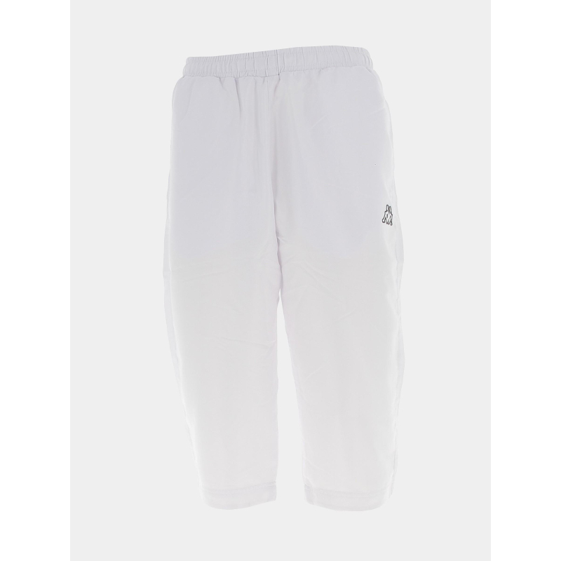 Pantacourt jogging ketchup blanc homme - Kappa