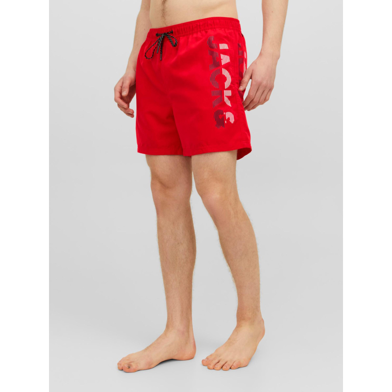 Short de bain fiji splicelogo rouge homme - Jack & Jones