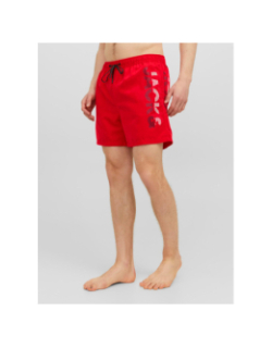 Short de bain fiji splicelogo rouge homme - Jack & Jones