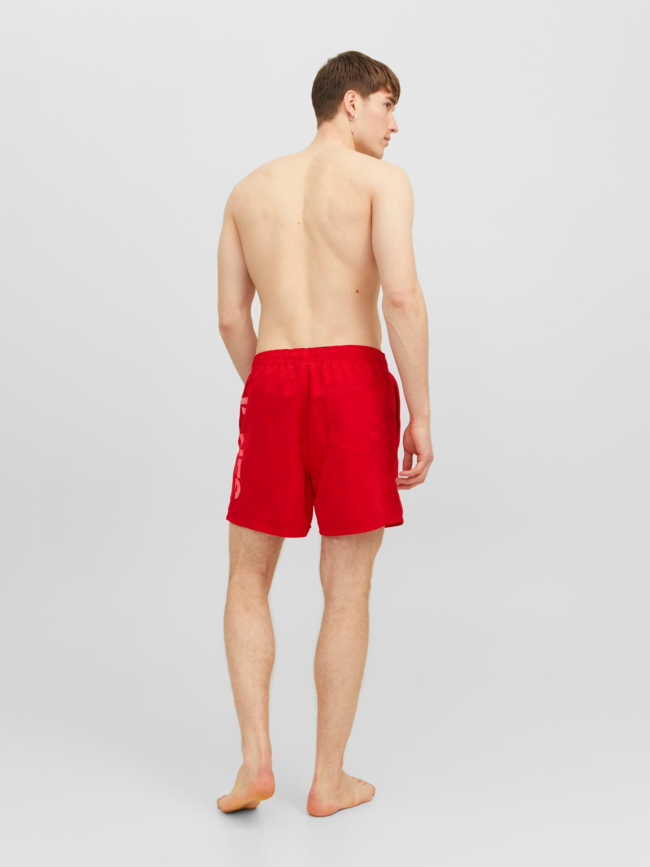 Short de bain fiji splicelogo rouge homme - Jack & Jones