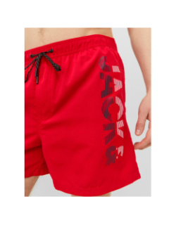 Short de bain fiji splicelogo rouge homme - Jack & Jones
