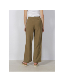 Pantalon large carmen kaki femme - Vero Moda