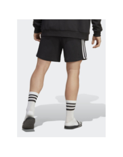Short jogging 3 stripes fit noir homme - Adidas