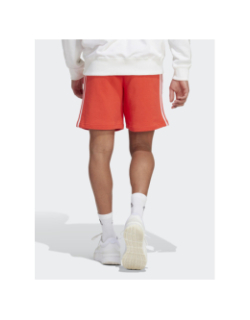 Short jogging 3 stripes rouge homme - Adidas