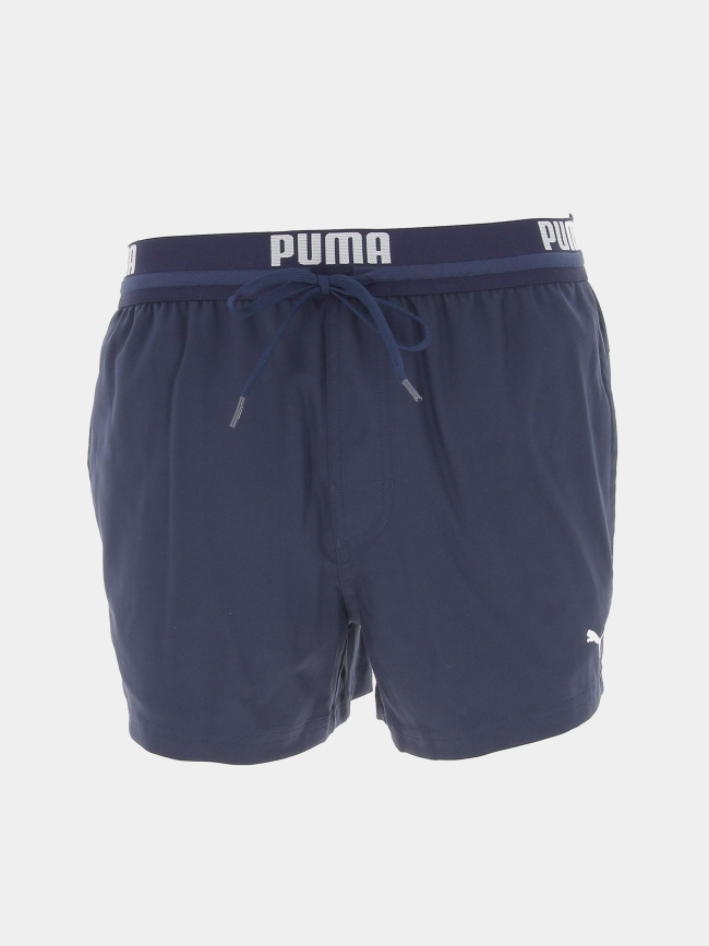 Short de bain logo bleu marine homme - Puma