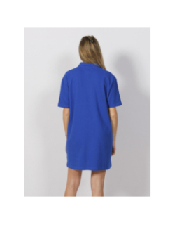 Robe polo large relax bleu femme - Tommy Hilfiger