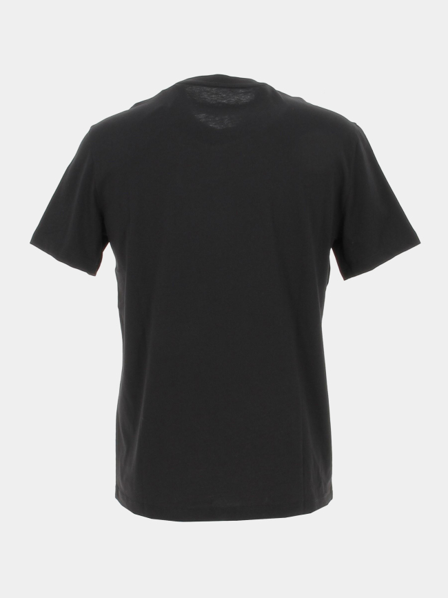 T-shirt uni petit logo noir homme - Armani Exchange