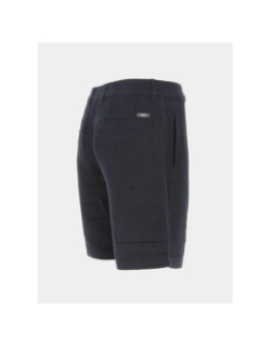 Short en lin bleu marine homme - Armani Exchange