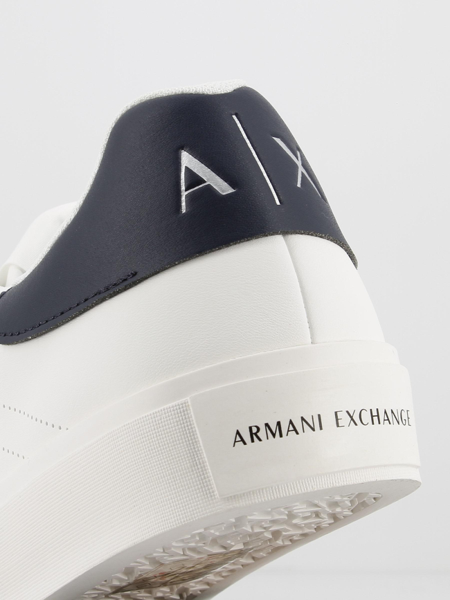 Baskets optic blanc bleu marine homme - Armani Exchange