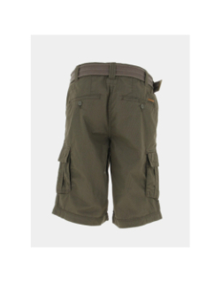 Short cargo rayures sytro 3 kaki homme - Teddy Smith