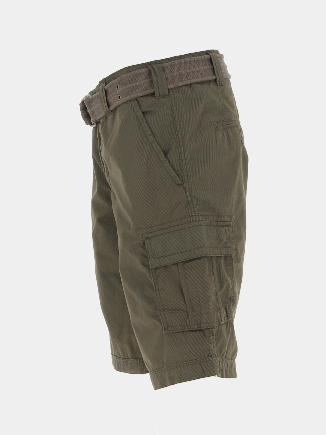 Short cargo rayures sytro 3 kaki homme - Teddy Smith