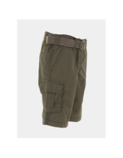 Short cargo rayures sytro 3 kaki homme - Teddy Smith