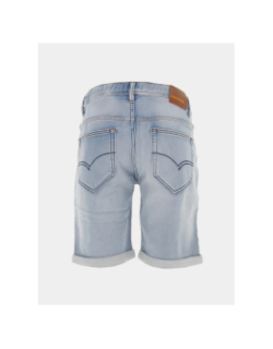 Short en jean stretch délavé bleu homme - Benson & Cherry