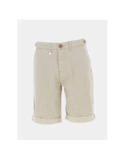 Short chino imprimés brint beige homme - Benson & Cherry